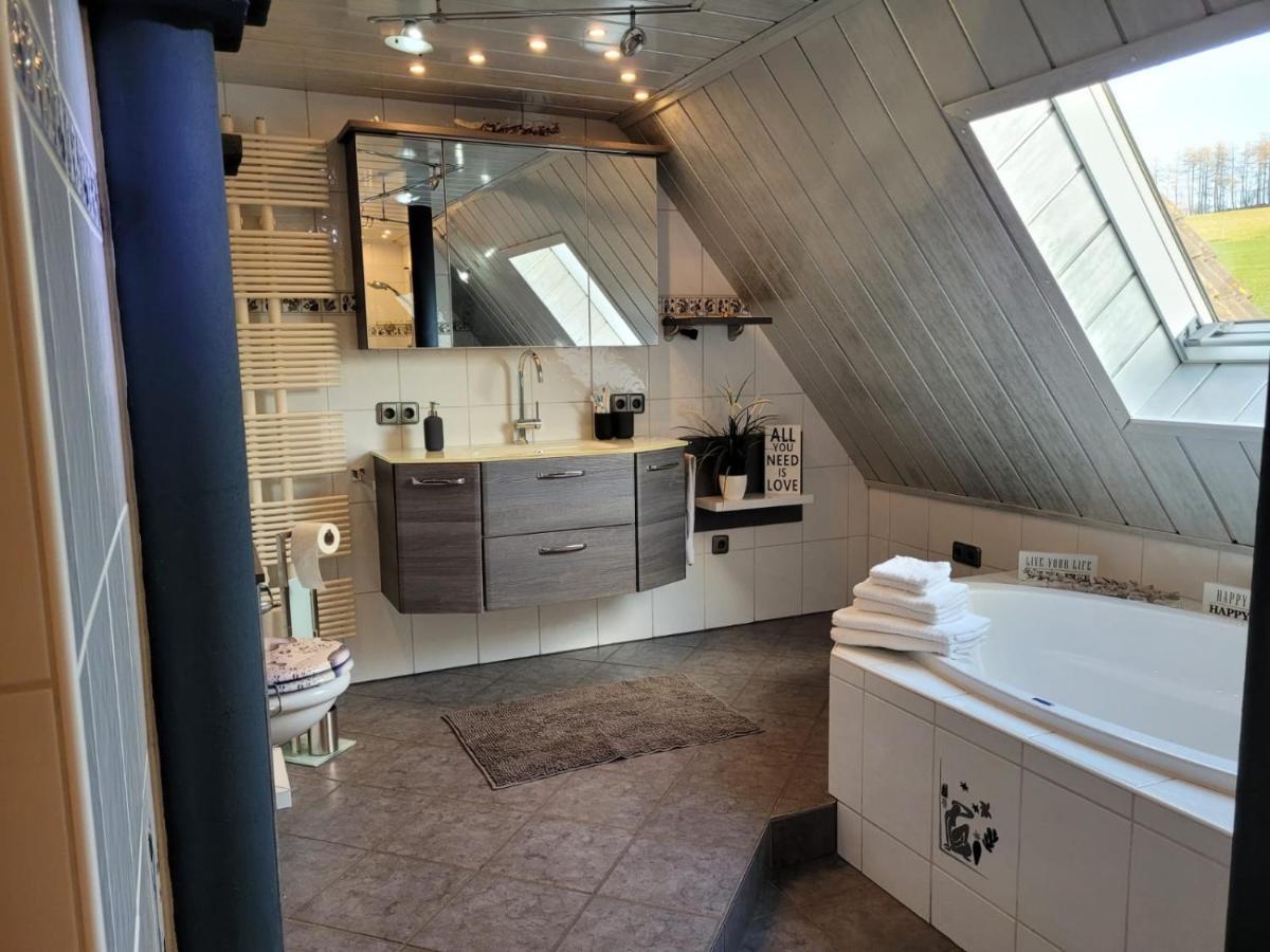 Ferienwohnung Fitness Entspannung Sauna Im Westerwald Derschen Zewnętrze zdjęcie